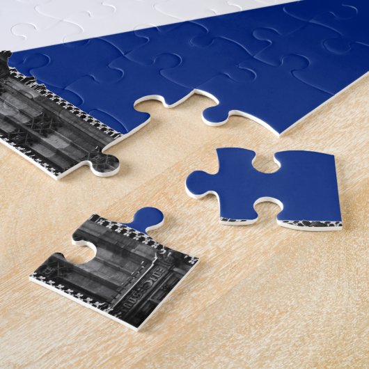 British Flag & Big Ben - London, Großbritannien /S Puzzle (Seite)