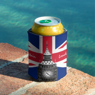 British Flag & Big Ben - London, Vereinigtes Köni Dosenkühler