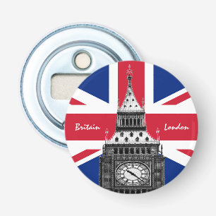 British Flag & Big Ben - London, Vereinigtes Köni Flaschenöffner