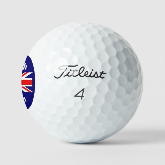 British Flag Customise British Team Golfball (Logo)