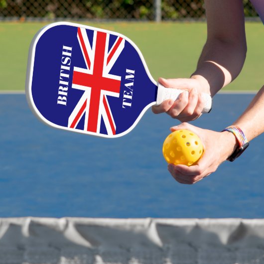 British Flag Customise British Team Pickleball Schläger (InSitu)