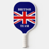 British Flag Customise British Team Pickleball Schläger (Vorderseite)
