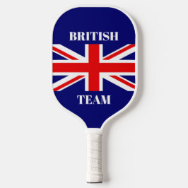British Flag Customise British Team Pickleball Schläger