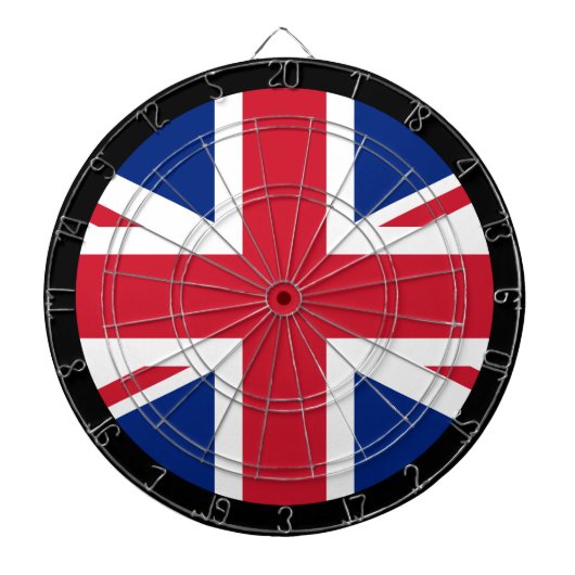 British Flag Dartboard & United / game Dartscheibe (vorne)