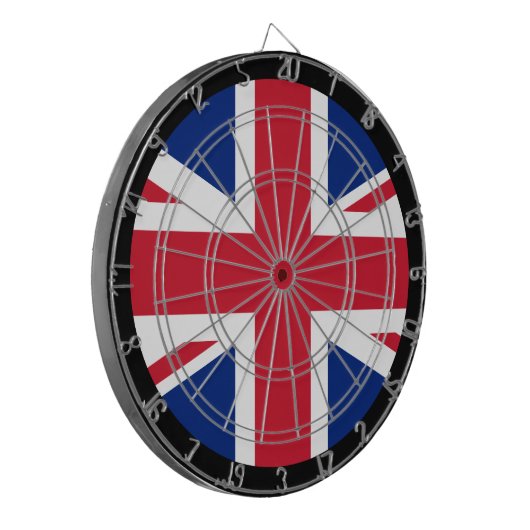 British Flag Dartboard & United / game Dartscheibe (Vorderseite Links)