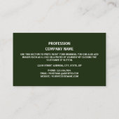 British Flag Design, Flag Nordirland Visitenkarte (Rückseite)