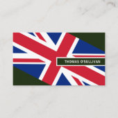 British Flag Design, Flag Nordirland Visitenkarte (Vorderseite)