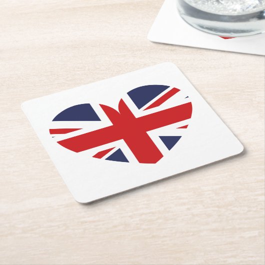 British Flag Drink Untersetzer (angewinkelt)