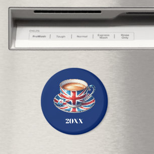 British Flag English Teacup Kühlschrank Magnet