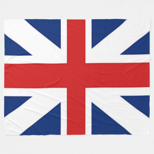 BRITISH FLAG FLEECEDECKE (Vorderseite (Horizontal))