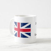 British Flag God Save The King Tea / Coffee Mug Kaffeetasse (Vorderseite Links)