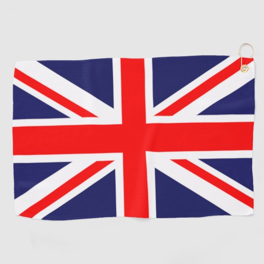 British Flag Golf Tower Golfhandtuch (Horizontal)