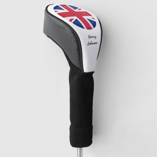 British Flag & Mit Monogramm Golf Clubs Covers Ver Golf Headcover (angewinkelt)