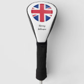 British Flag & Mit Monogramm Golf Clubs Covers Ver Headcover (Vorderseite)