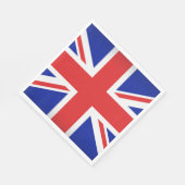 British Flag Paper Napkins Serviette (Ecke)