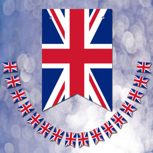 British Flag Party, Vereinigtes Königreich Banners Wimpelkette