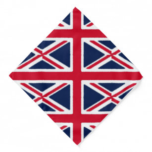British Flag Pop Art European Travel Halstuch