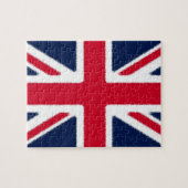 British Flag Pop Art European Travel Puzzle (Horizontal)