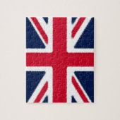 British Flag Pop Art European Travel Puzzle (Vertikal)