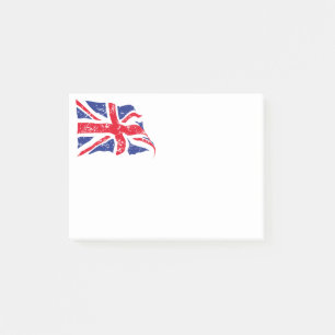 British Flag Post - Anmerkungen Post-it Klebezettel