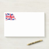 British Flag Post - Anmerkungen Post-it Klebezettel (Auf Schreibtisch)