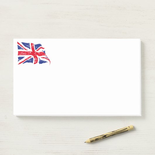 British Flag Post - Anmerkungen Post-it Klebezettel (Auf Schreibtisch)