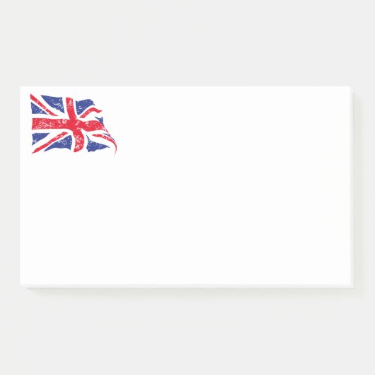 British Flag Post - Anmerkungen Post-it Klebezettel (Vorderseite)