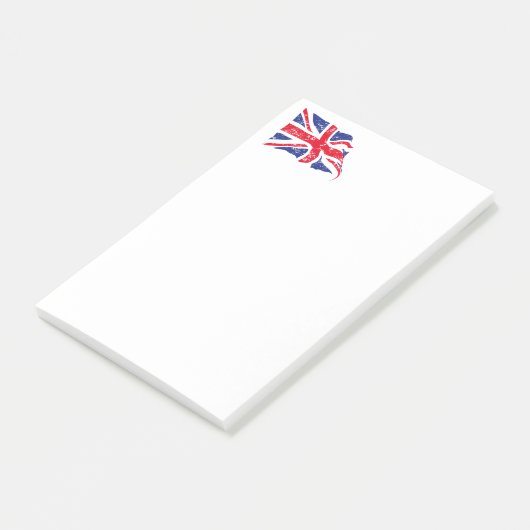 British Flag Post - Anmerkungen Post-it Klebezettel (angewinkelt)