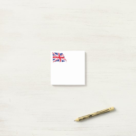 British Flag Post - Anmerkungen Post-it Klebezettel (Auf Schreibtisch)