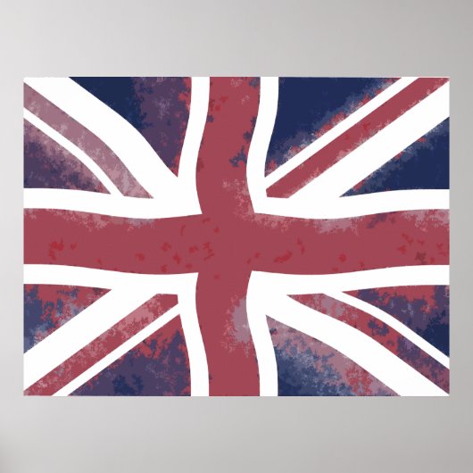British Flag Print Poster (Vorne)