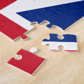 British Flag & UK Gewerkschaft Jack /Sportfans Puzzle (Seite)