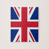 British Flag & UK Gewerkschaft Jack /Sportfans Puzzle (Vertikal)