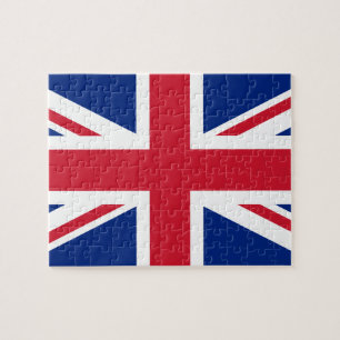 British Flag & UK Gewerkschaft Jacke / Sportfans Puzzle