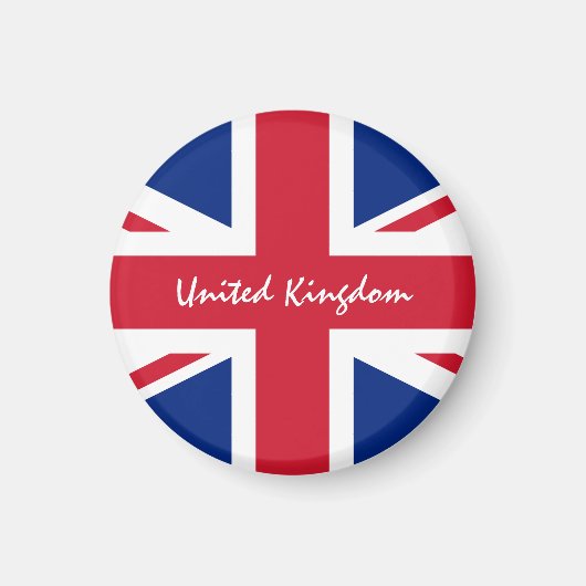 British Flag & UK - Reisen, Sport /Vereinigtes Kön Magnet (Vorne)