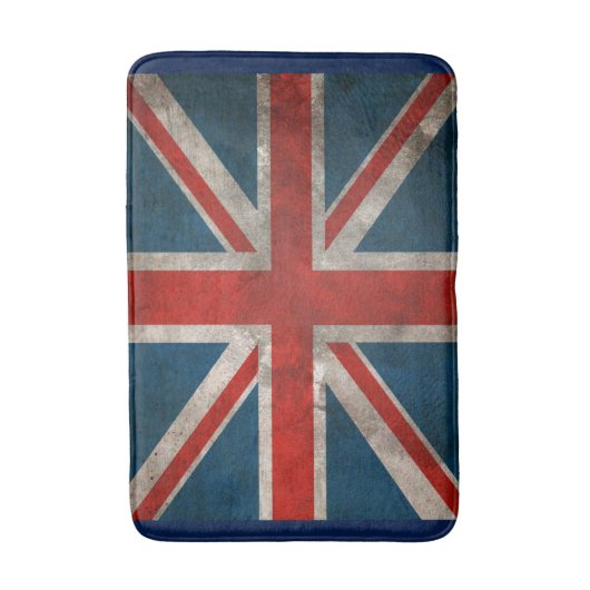 British Flag Union Jack Bath Mat Badematte (Vorderseite Vertikal)