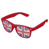 British Flag Union Jack Partybrille (Schrägansicht)