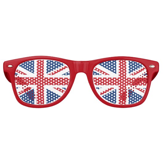 British Flag Union Jack Partybrille (Vorderseite)