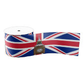 British Flag & United, Big Ben/London Großbritanni Ripsband (Spule)