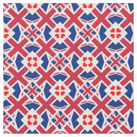 British Flag & United Fabric mode /UK Stoff (Nahaufnahme)