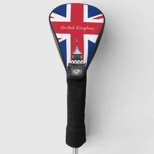 British Flag & United Golf Clubs Covers Vereinigte Golf Headcover (Vorderseite)