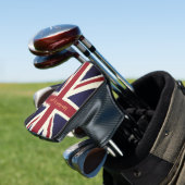 British Flag, United Kingdom Golf Clubs Union Jack Golf Headcover (In Situ)