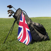 British Flag & United Kingdom Golfurlaub /sports Golfhandtuch (Gras)