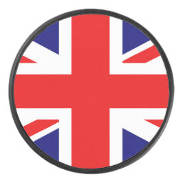 British Flag United Kingdom of England Eishockey Puck