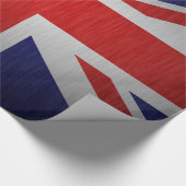BRITISH FLAG WRAPPING PAPIER GESCHENKPAPIER (Ecke)