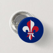 British Fleur-de-Lis-Abzeichen Button (Vorne & Hinten)