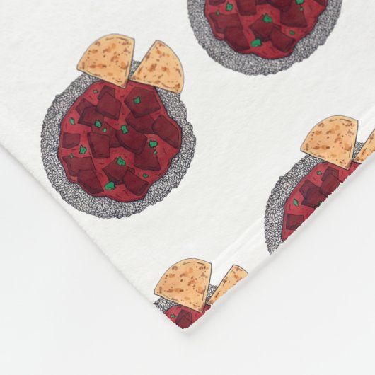 British Food Indian Takeaway Chicken Tikka Masala Fleecedecke (Ecke)