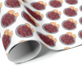 British Food Indian Takeaway Chicken Tikka Masala Geschenkpapier (Rolleneckpunkt)