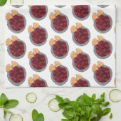 British Food Indian Takeaway Chicken Tikka Masala Geschirrtuch (Gefaltet)