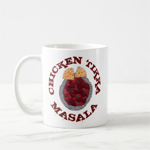 British Food Indian Takeaway Chicken Tikka Masala Kaffeetasse