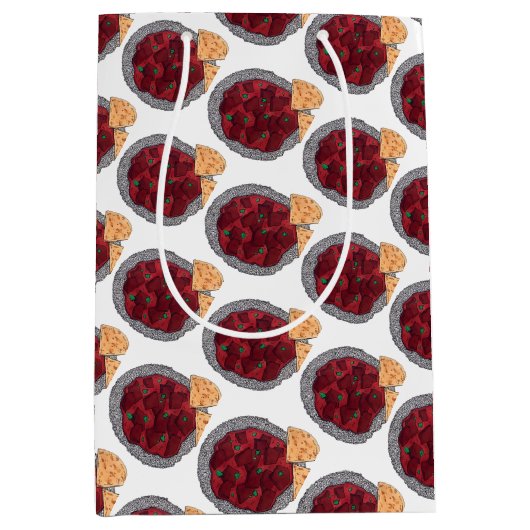 British Food Indian Takeaway Chicken Tikka Masala Mittlere Geschenktüte (Vorderseite)